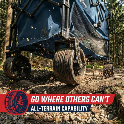 400L Double-Decker Wagon, 500 Lb Capacity, 50 in Extender